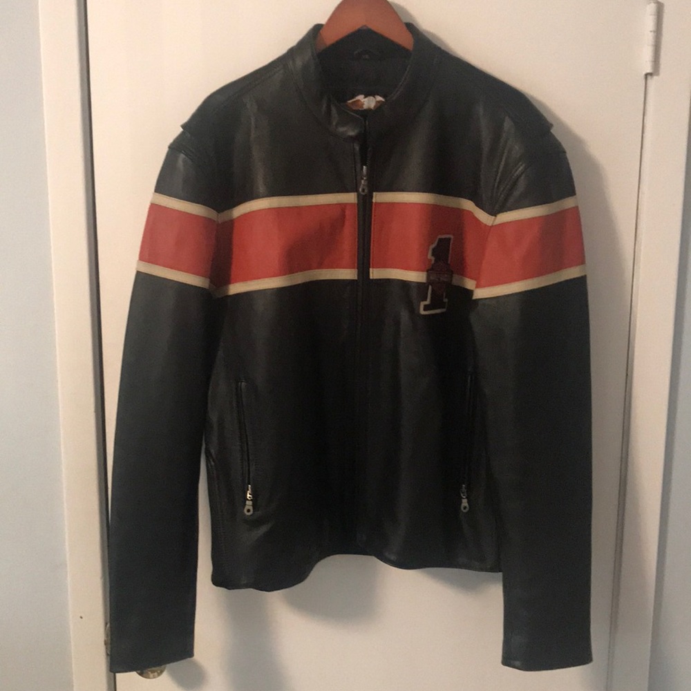 Mens XL Harley Davidson leather jacket